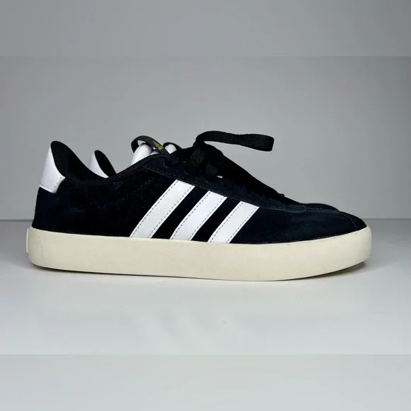 Adidas VL COURT 3.0 SHOES Black / White Size 6.5 - Picture 1 of 7